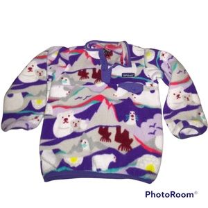 Patagonia Synchilla 4T animals pull over fleece